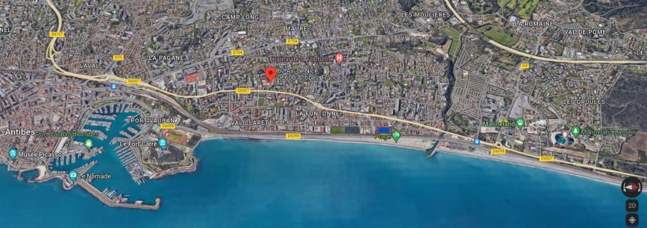 Antibes Secured Parc Velusine With Private Parking, Terrace, Pools And Tennis Courts. Dış mekan fotoğraf