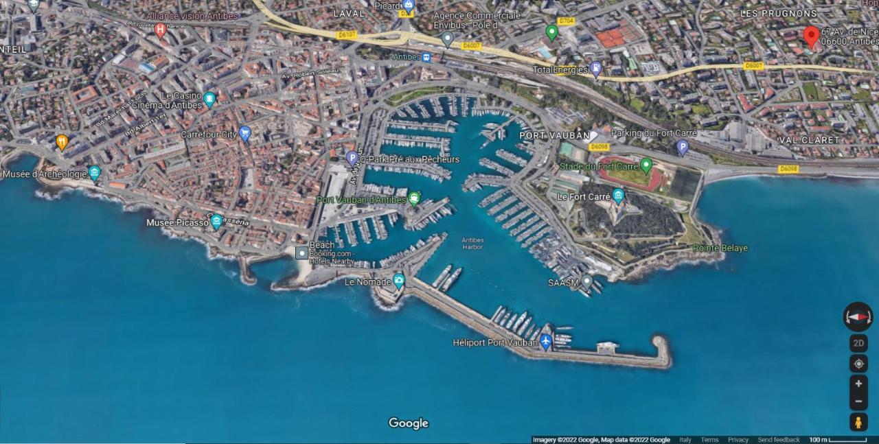 Antibes Secured Parc Velusine With Private Parking, Terrace, Pools And Tennis Courts. Dış mekan fotoğraf